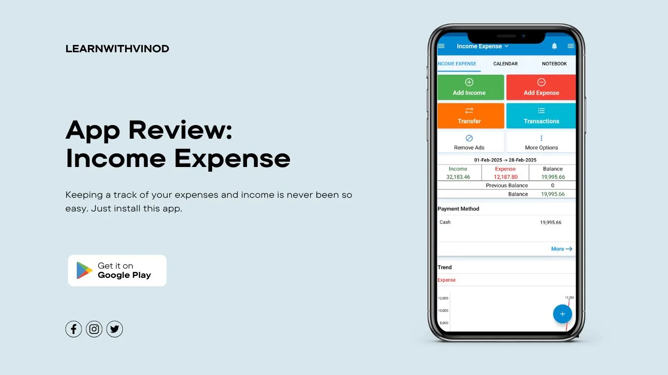 Income Expense Tracker App