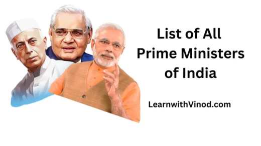 List of All Prime Ministers of India