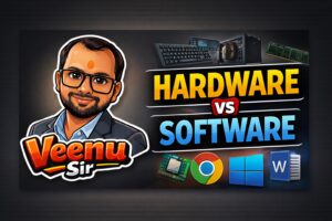 Hardware vs Software (Computer Basics Guide)