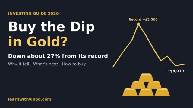 Buy the Dip in Gold? Gold Is Down 27% From Its Record High